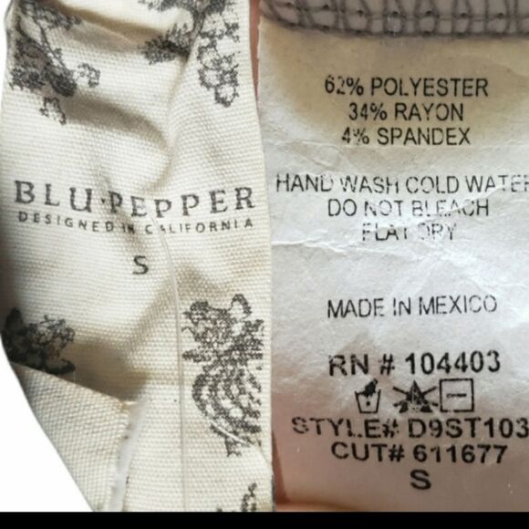 BLU PEPPER SMALL TANK TOP BUNDLE x2 - Picture 11 of 11